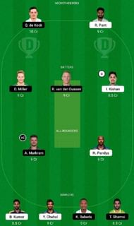 IND vs SA Dream11 Fantasy Tip #1 - 1st T20I.